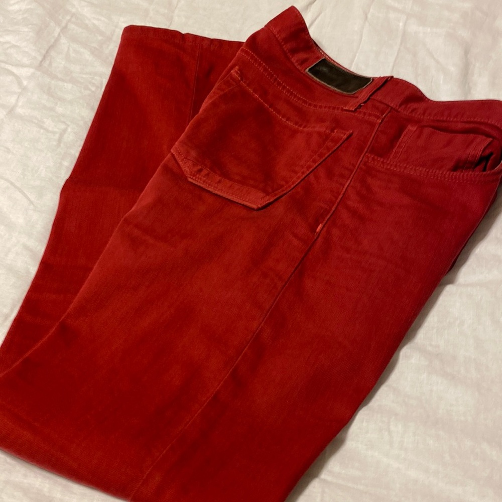 Very cool Madison Park red designer jeans W32 L32